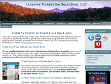 Tablet Screenshot of lakesidemarketingsolutions.com